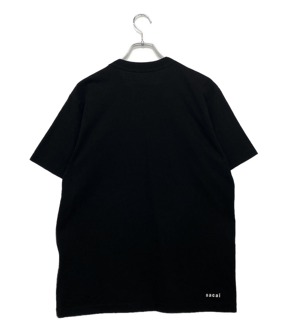 sacai 半袖Ｔシャツ ブラック KNOW FUTURE 24-0720S メンズ SIZE 2 サカイ