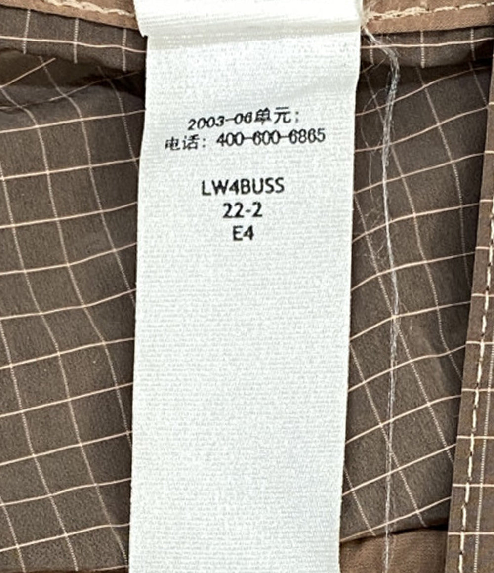 ルルレモン ナイロンパーカー チェック ハーフジップ レディース SIZE 8 lululemon