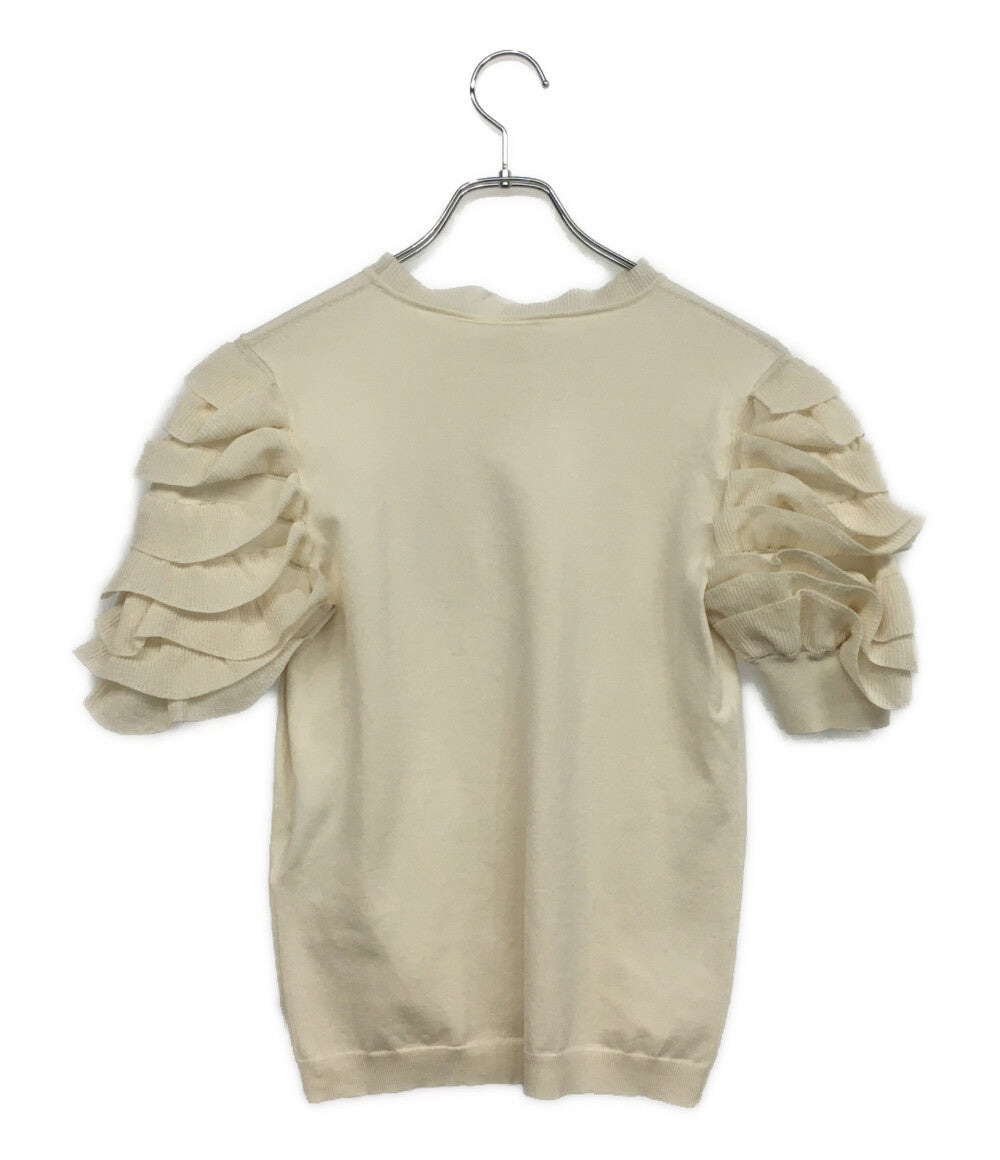 クロエ 半袖フリルニット 24SS CHC24UMP15510107XS レディース SIZE XS Chloe