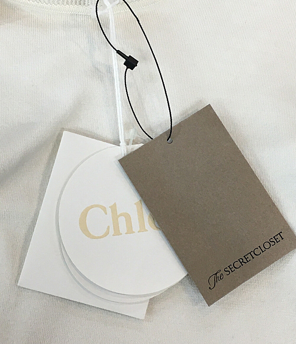 クロエ 半袖フリルニット 24SS CHC24UMP15510107XS レディース SIZE XS Chloe