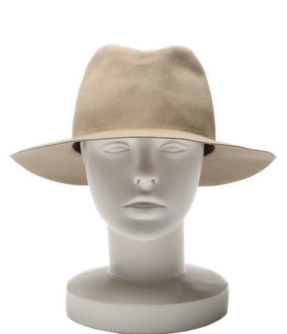 キジマタカユキ 美品 ハット BEAVER HAIR FELT HAT EW-202002 メンズ SIZE 1 KIJIMA TAKAYUKI