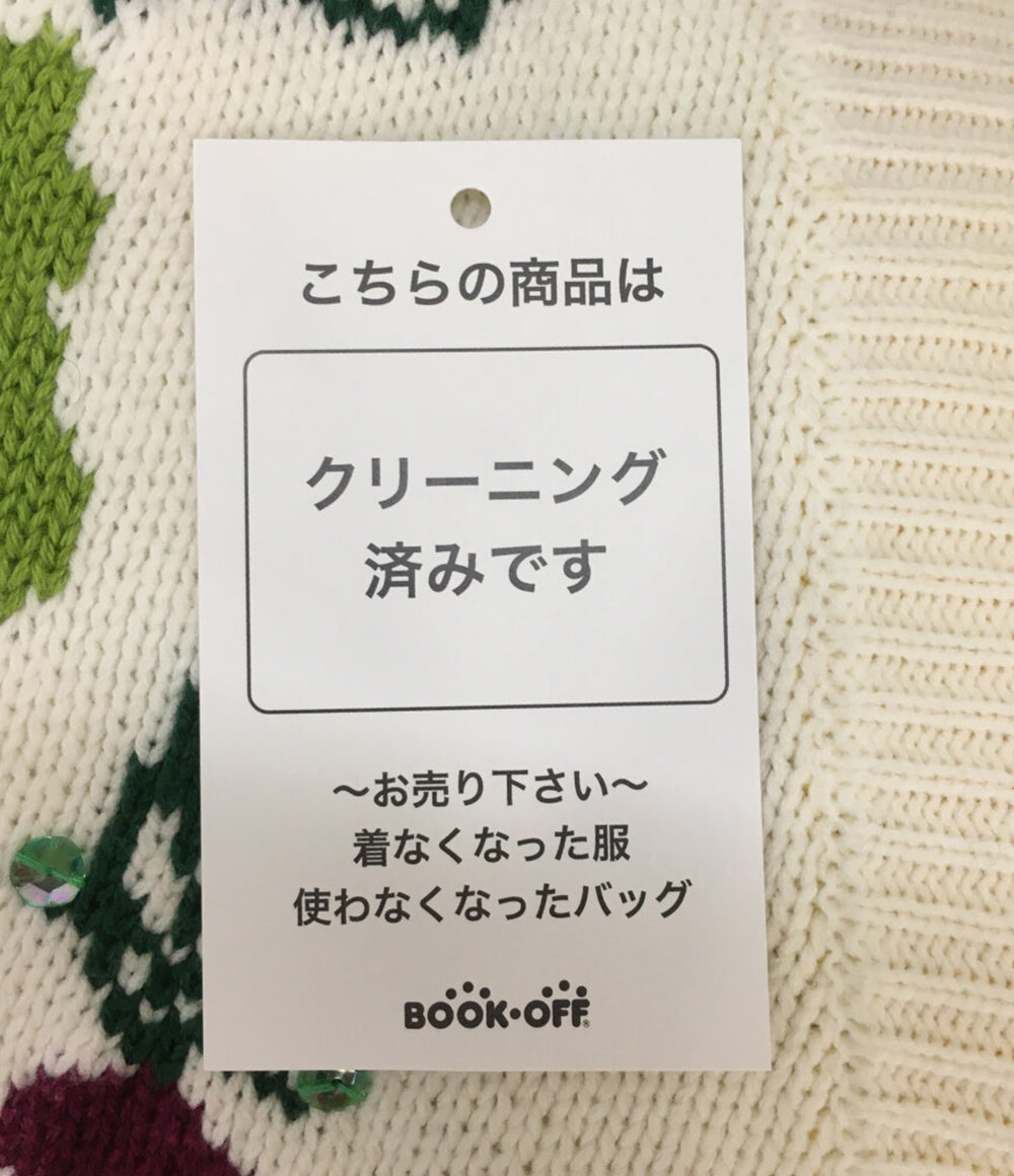 ミュベール カーディガン ネコモチーフ レディース SIZE 38 MUVEIL