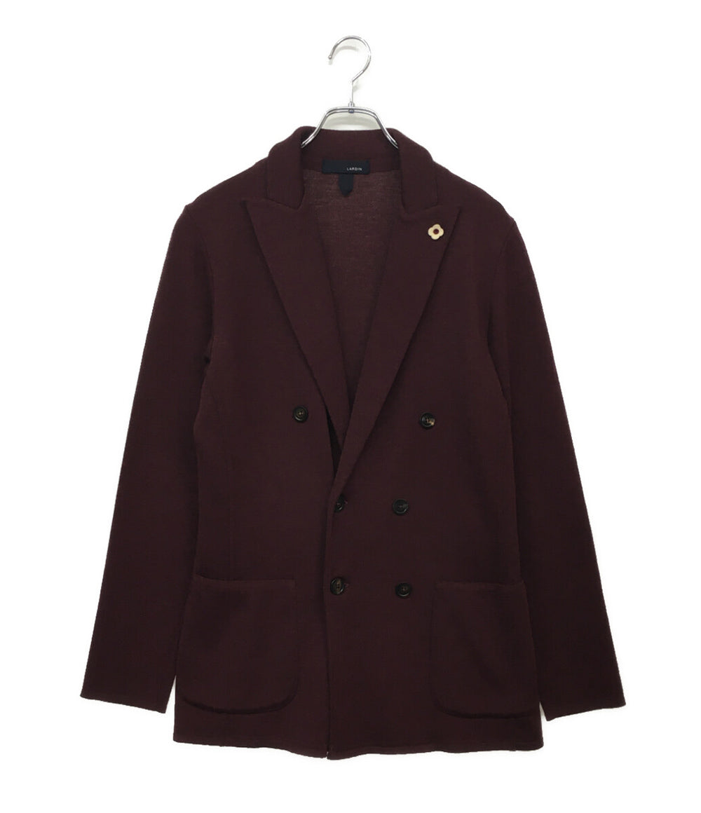 ラルディーニ ニットジャケット ボルドー JULJM57 メンズ SIZE S LARDINI