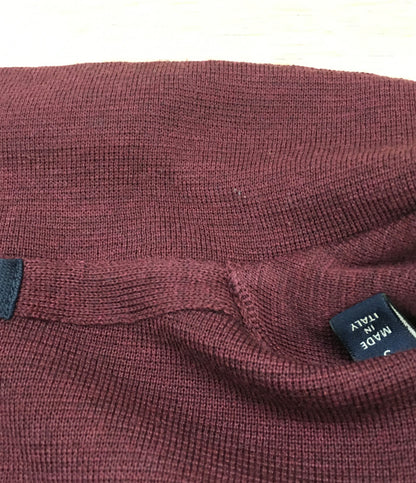ラルディーニ ニットジャケット ボルドー JULJM57 メンズ SIZE S LARDINI