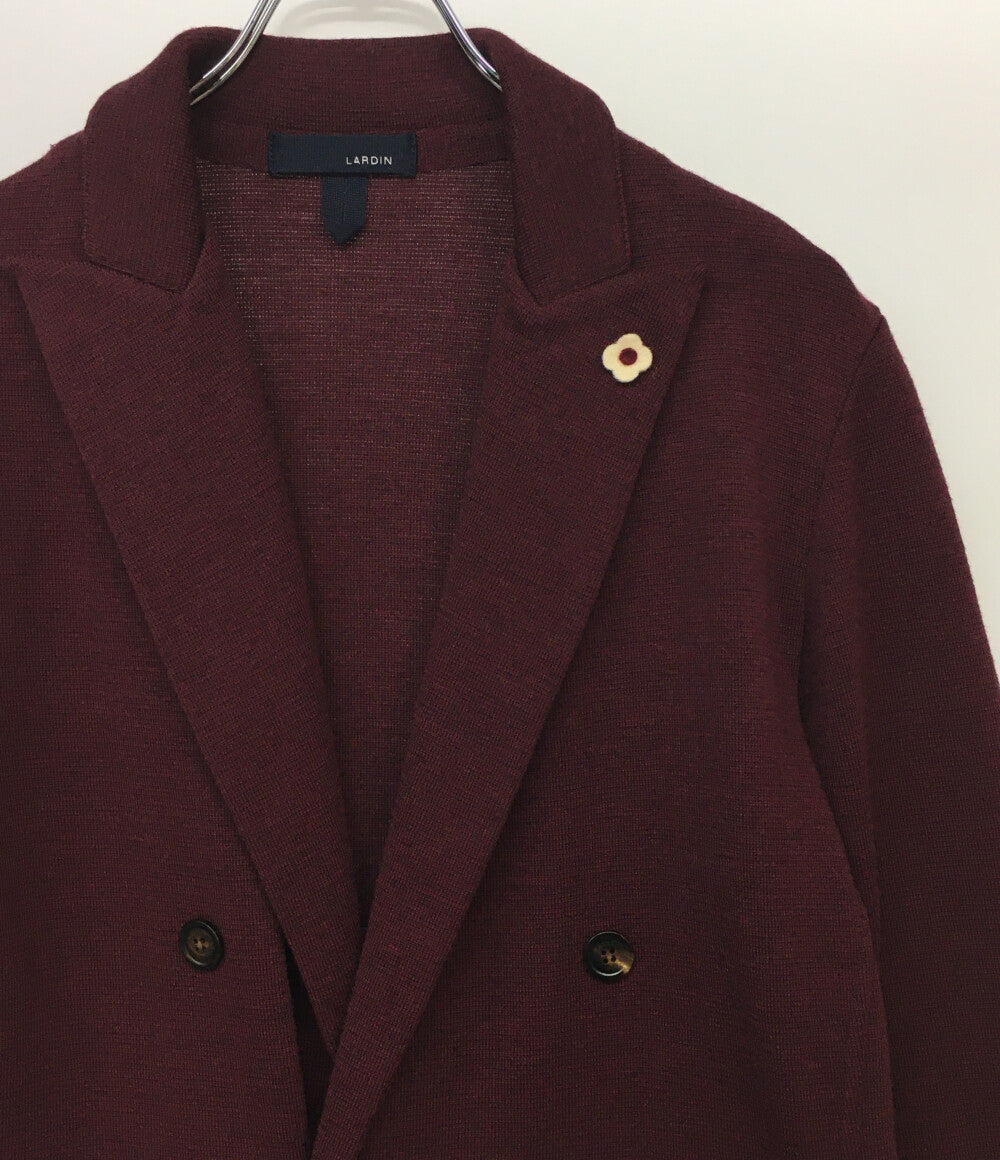 ラルディーニ ニットジャケット ボルドー JULJM57 メンズ SIZE S LARDINI