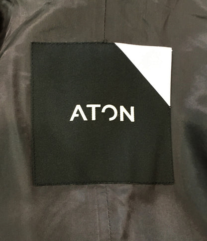 エイトン チェスターコート メルトン レディース SIZE 00 ATON