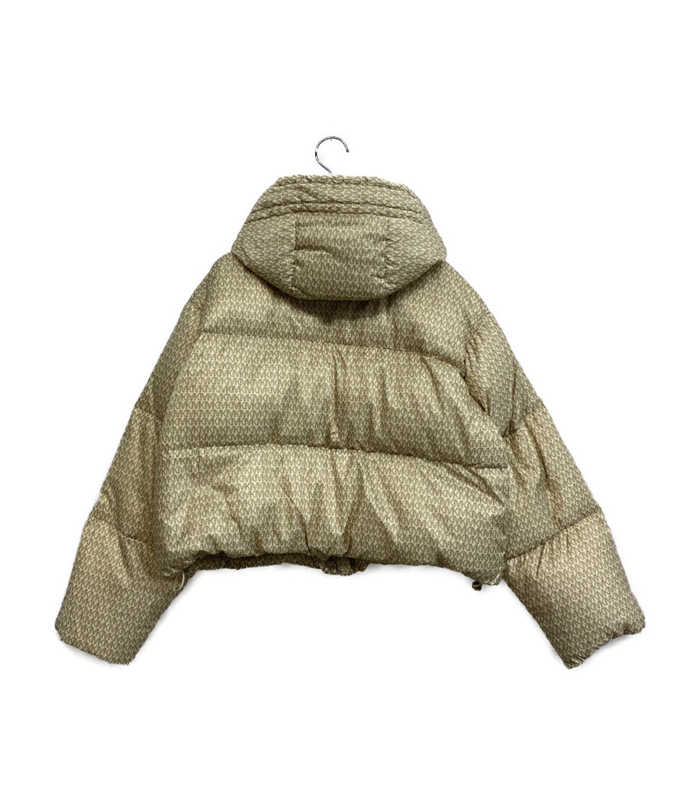 マイケルコース 総柄ダウンジャケット フード レディース SIZE S MICHAEL KORS
