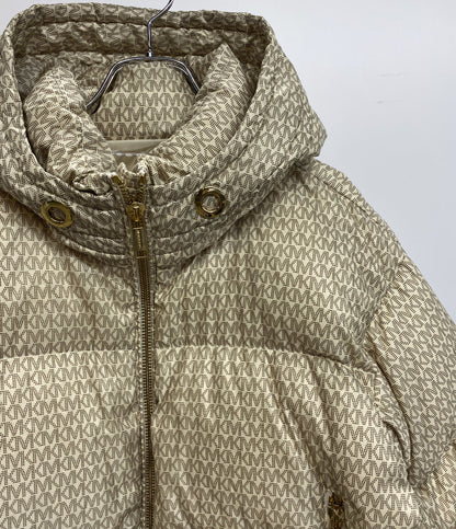 マイケルコース 総柄ダウンジャケット フード レディース SIZE S MICHAEL KORS