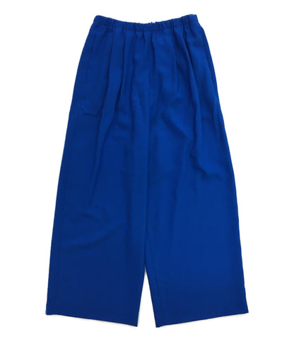 エンフォルド 美品 イージーパンツ ブルー レディース SIZE 38 ENFOLD
