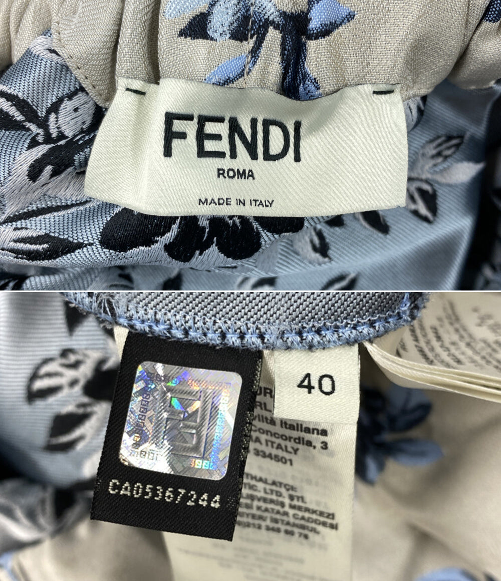 FENDI フラワーボンディングスカート FQ6697 レディース SIZE 40 フェンディ