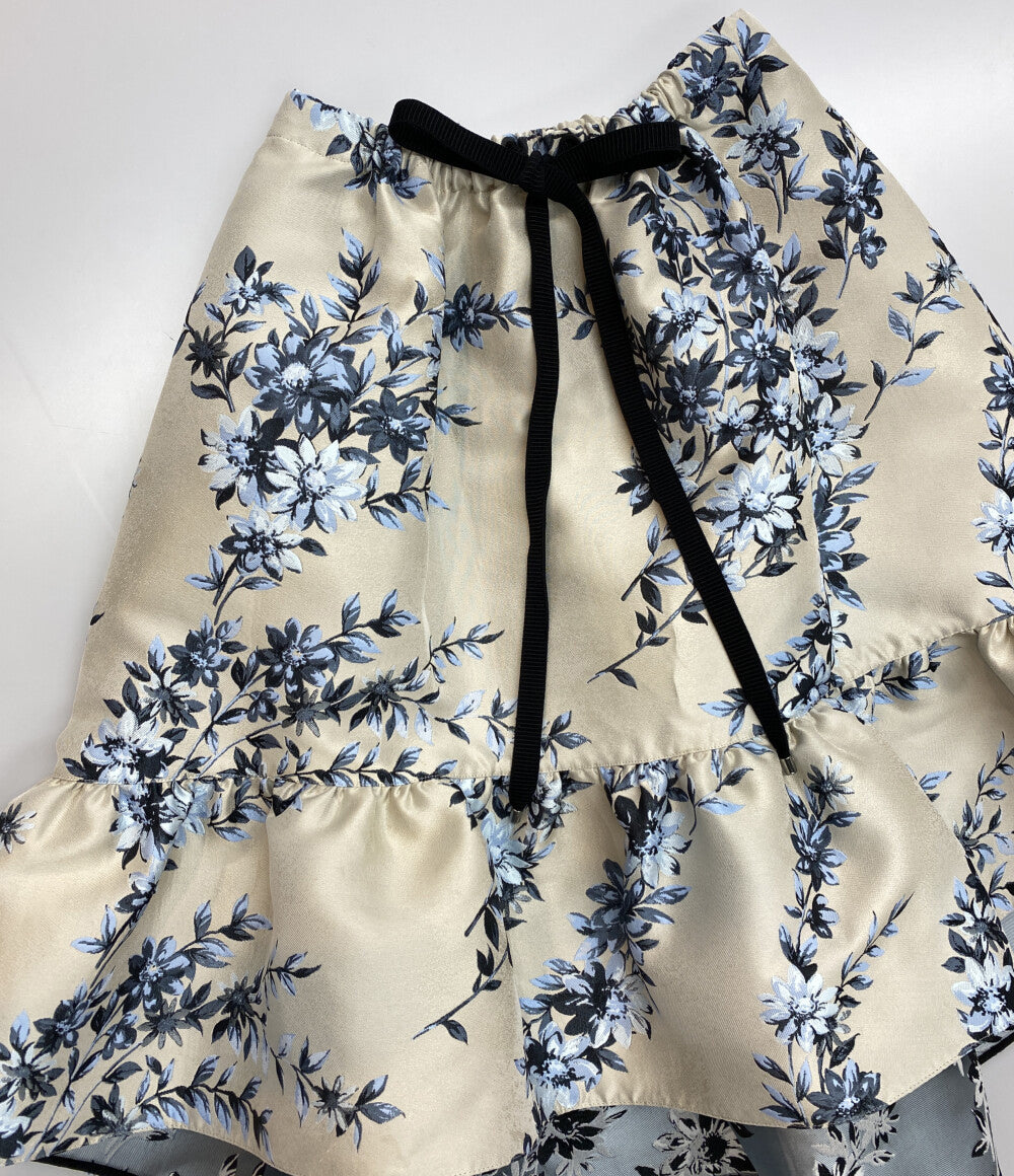 FENDI フラワーボンディングスカート FQ6697 レディース SIZE 40 フェンディ
