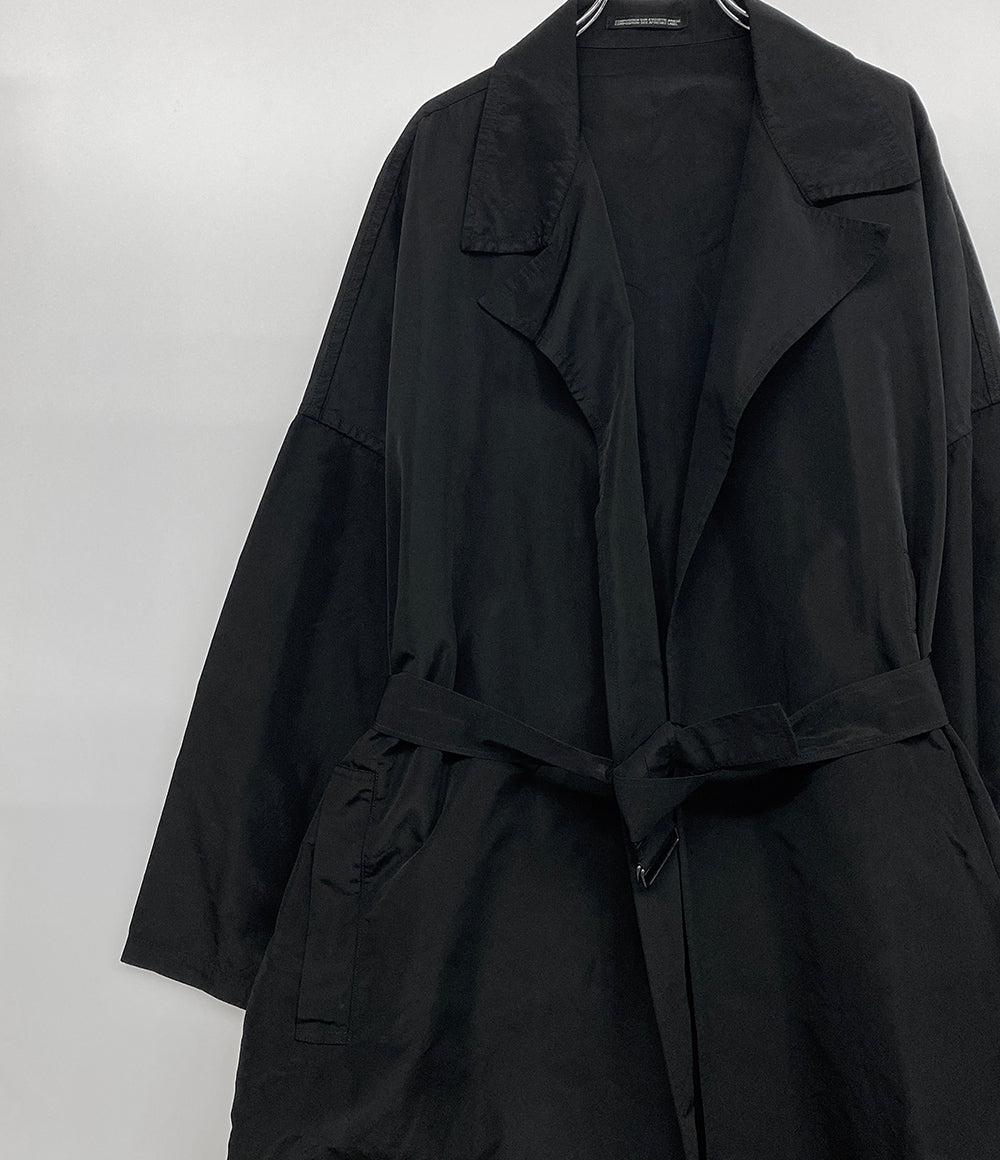 YOHJI YAMAMOTO トレンチコート ブラック NN-C58-50 レディース SIZE 1 ヨウジヤマモト