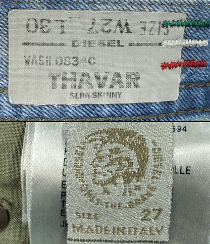 DIESEL スリムスキニージーンズ THAVAR 0834C レディース SIZE W27L30 ディーゼル