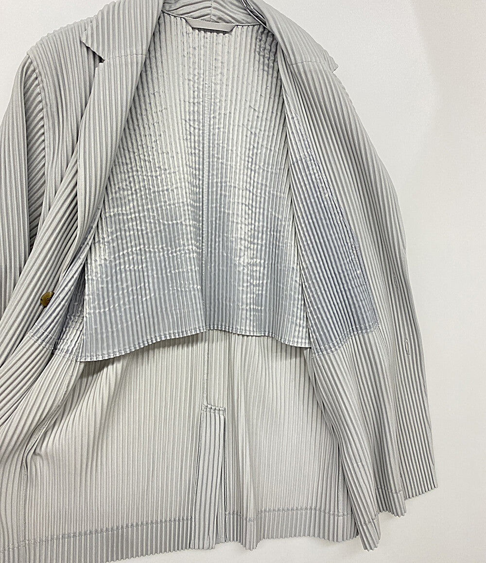 イッセイミヤケ 美品 テーラードジャケット HP55JD401 メンズ SIZE 3 ISSEY MIYAKE