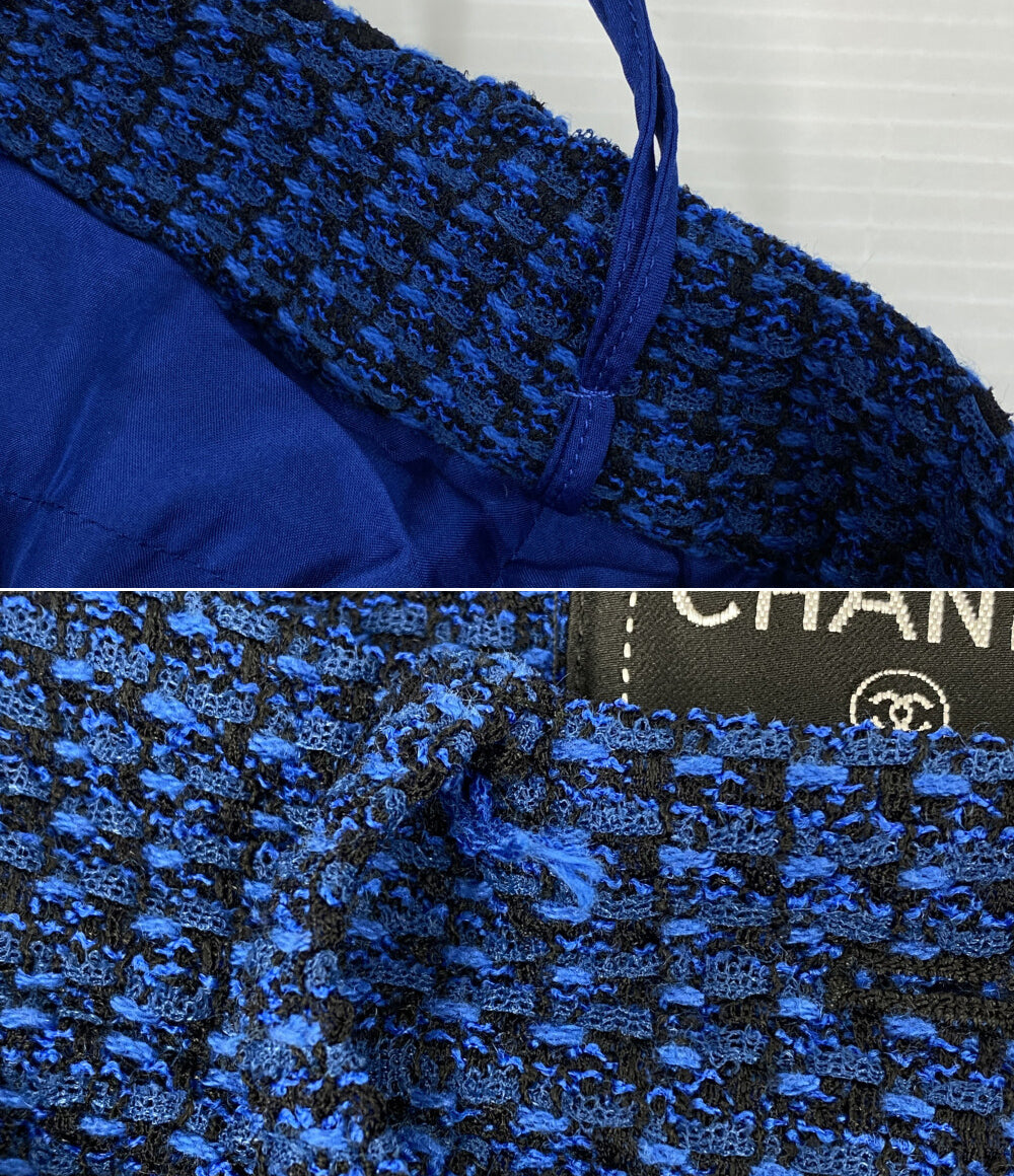 CHANEL ツイードロングパンツ P72339V63981 レディース SIZE 36 シャネル