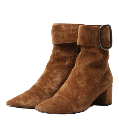 サンローラン ブーツ スエード ブラウン 532031 レディース SIZE 37 Saint Laurent