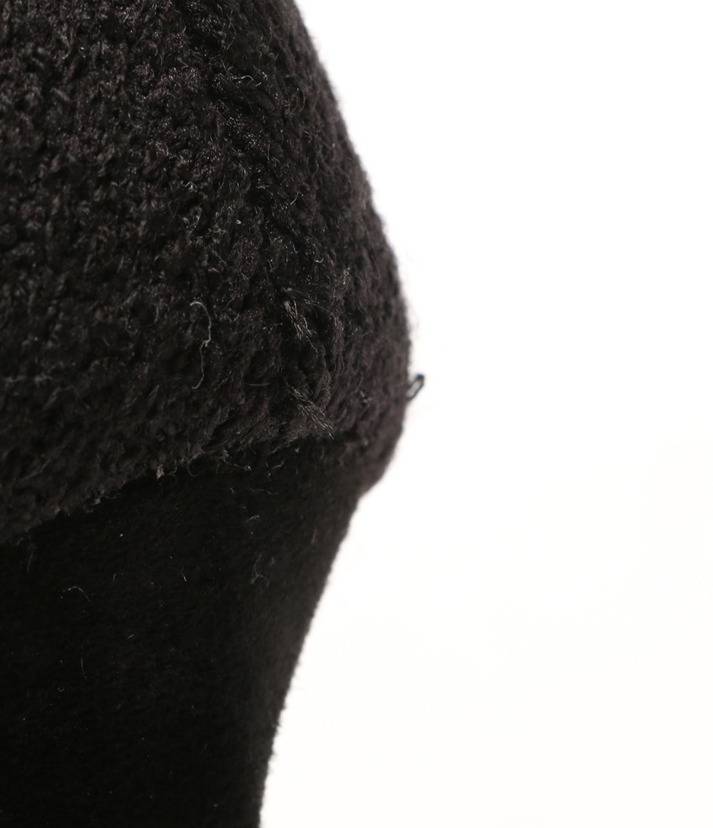 FABIO RUSCONI ソックスブーツ ブラック ポインテッドトゥ ピンヒール レディース SIZE 39 ファビオルスコーニ