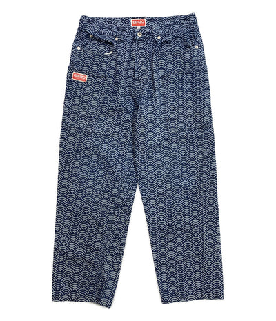 KENZO デニムパンツ 青海波 FE55DP4086K1 メンズ SIZE US32 ケンゾー