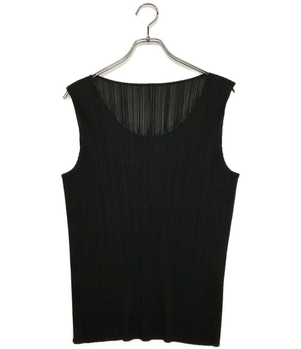 プリーツプリーズ タンクトップ Uネック レディース SIZE 4 PLEATS PLEASE