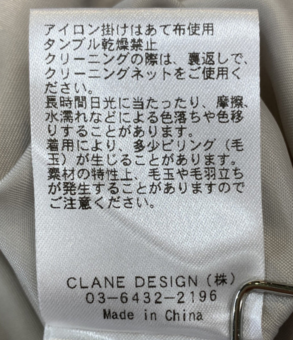 CLANE テーラードジャケット ミックスシャギー 15101-0002 レディース SIZE 2 クラネ