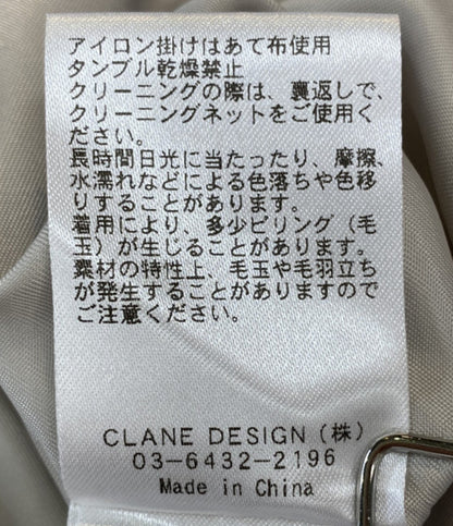 CLANE テーラードジャケット ミックスシャギー 15101-0002 レディース SIZE 2 クラネ