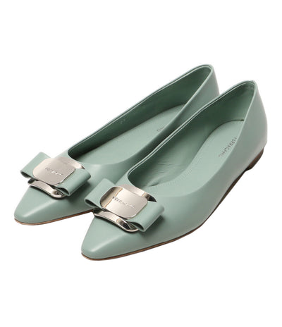 FERRAGAMO フェラガモ ニューヴァラ フラットシューズ レディース SIZE 5