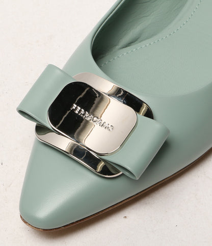 FERRAGAMO フェラガモ ニューヴァラ フラットシューズ レディース SIZE 5