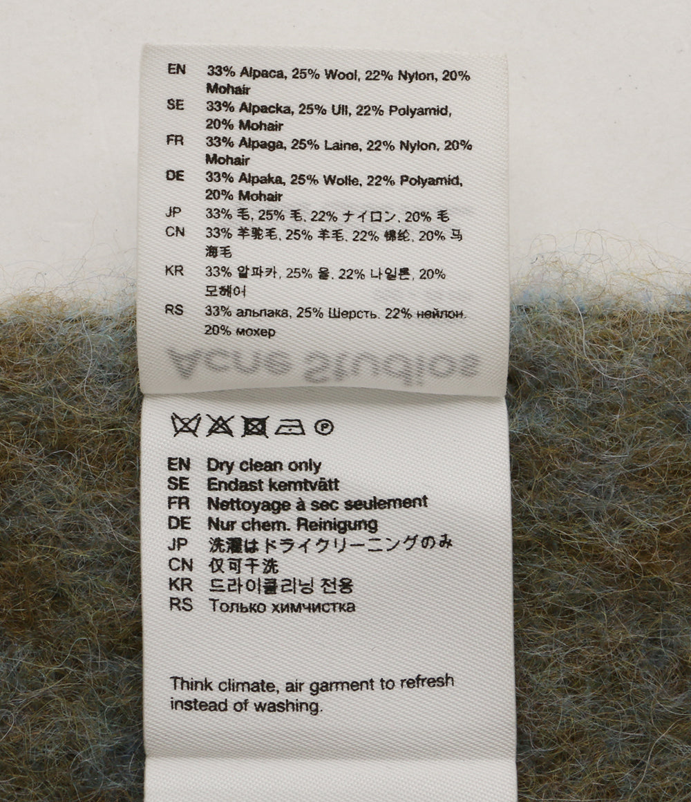 アクネストゥディオズ 美品 マフラー マルチカラー チェック CA0084 メンズ acne studios