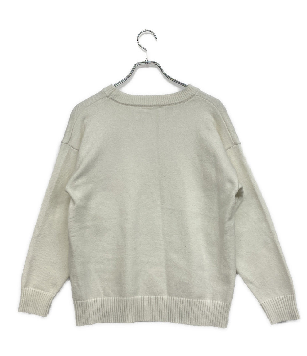 アミアレクサンドレマチウシ 長袖ニット クルーネック A21FK009 メンズ SIZE S AMI Alexandre Mattiussi