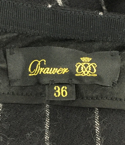 Drawer スカート ストライプ 6524-299-0910 レディース SIZE 36 ドゥロワー