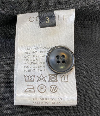 COMOLI コモリ カナパBDUジャケット ヘンプ100 Z01-01009 メンズ SIZE 3