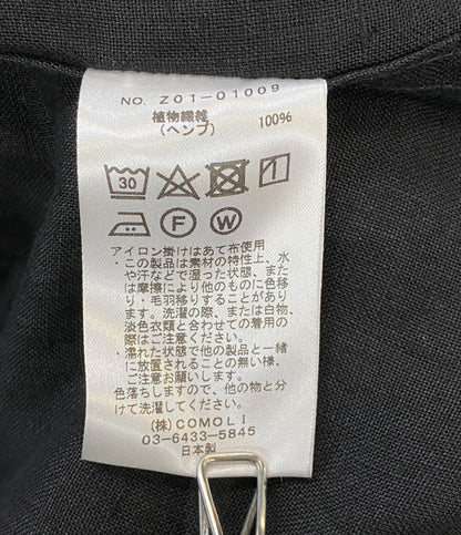 COMOLI コモリ カナパBDUジャケット ヘンプ100 Z01-01009 メンズ SIZE 3