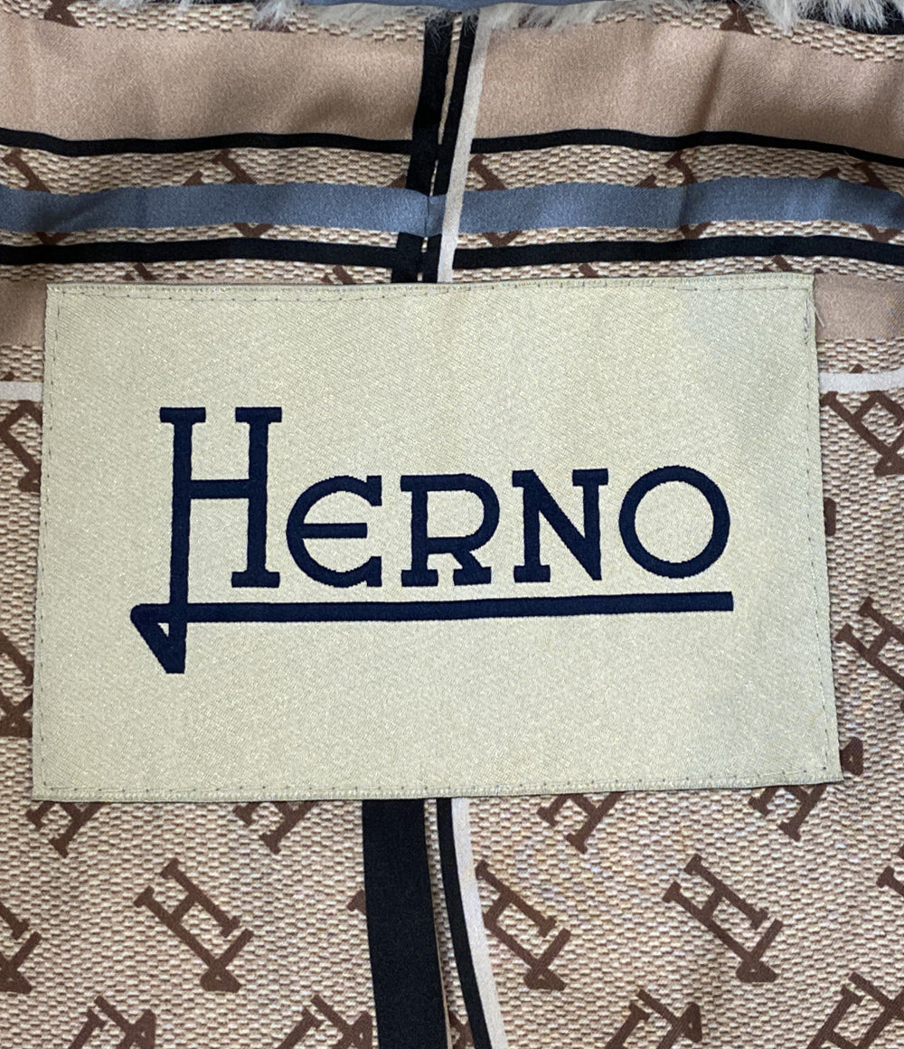 HERNO ファーコート CA000440D-12422-1985 レディース SIZE 42 ヘルノ