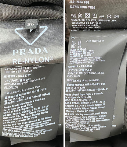 美品 PRADA ノースリーブドレス ReーNyron 230715 レディース SIZE 36 プラダ