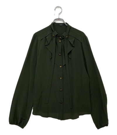 GUCCI 長袖ブラウス シルク 201431 ZS007 レディース SIZE 46 グッチ