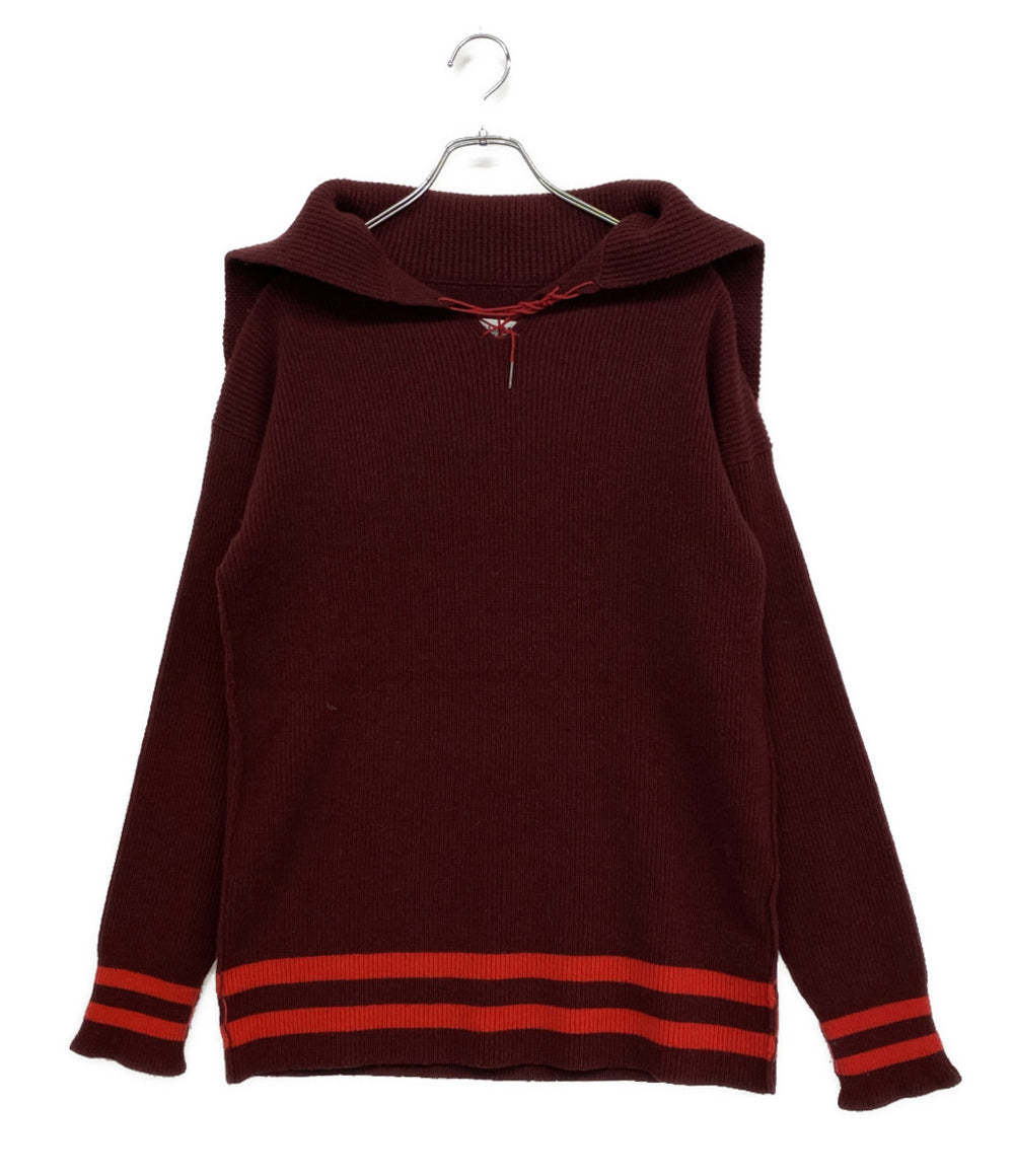 Maison Margiela 長袖ニット セーラーカラー 21AW レディース SIZE M メゾンマルジェラ