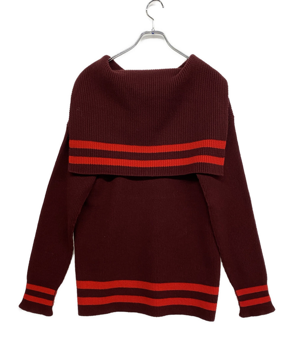Maison Margiela 長袖ニット セーラーカラー 21AW レディース SIZE M メゾンマルジェラ