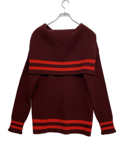 Maison Margiela 長袖ニット セーラーカラー 21AW レディース SIZE M メゾンマルジェラ