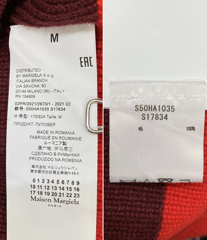 Maison Margiela 長袖ニット セーラーカラー 21AW レディース SIZE M メゾンマルジェラ