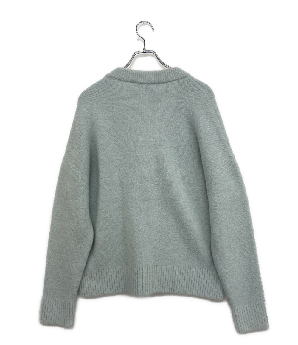 アミパリス カーディガン シャーベットブルー Aハート メンズ SIZE S AMI PARIS