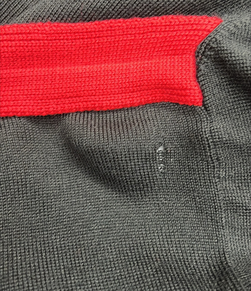 Maison Margiela チルデンニット ブラック レッド メンズ SIZE M メゾンマルジェラ