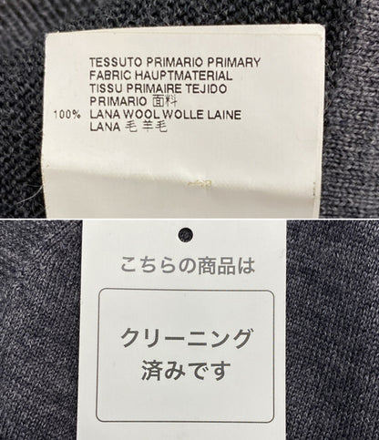エムエムシックス 長袖カーディガン Vネック グレー レディース SIZE S MM6