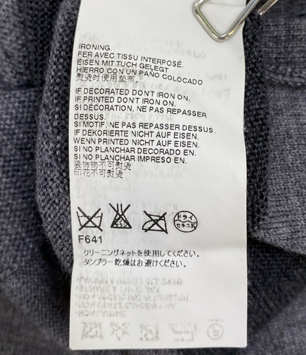 エムエムシックス 長袖カーディガン Vネック グレー レディース SIZE S MM6