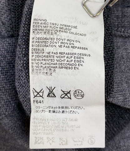 エムエムシックス 長袖カーディガン Vネック グレー レディース SIZE S MM6