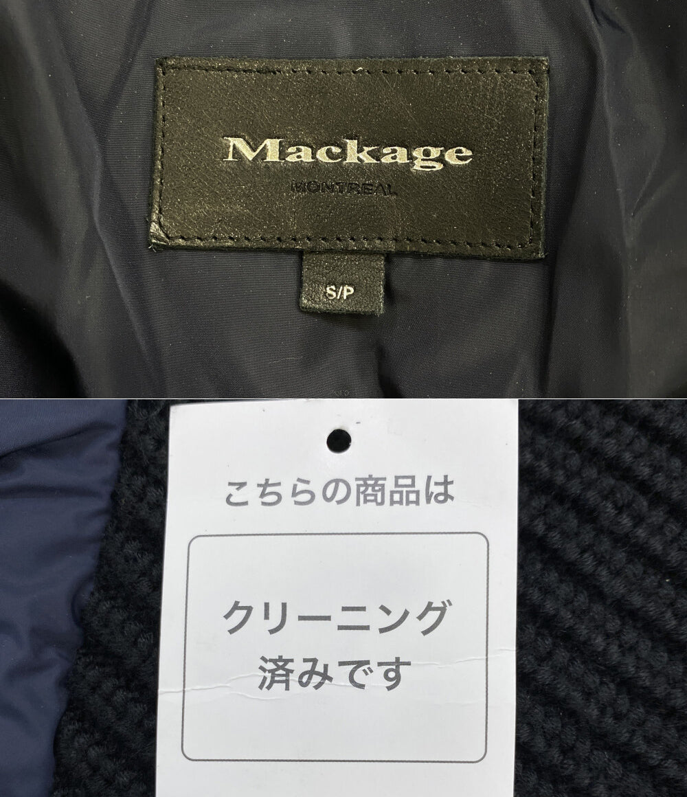 Mackage マッカージュ ダウンコート フード ネイビー レディース SIZE S