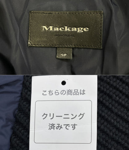 Mackage マッカージュ ダウンコート フード ネイビー レディース SIZE S