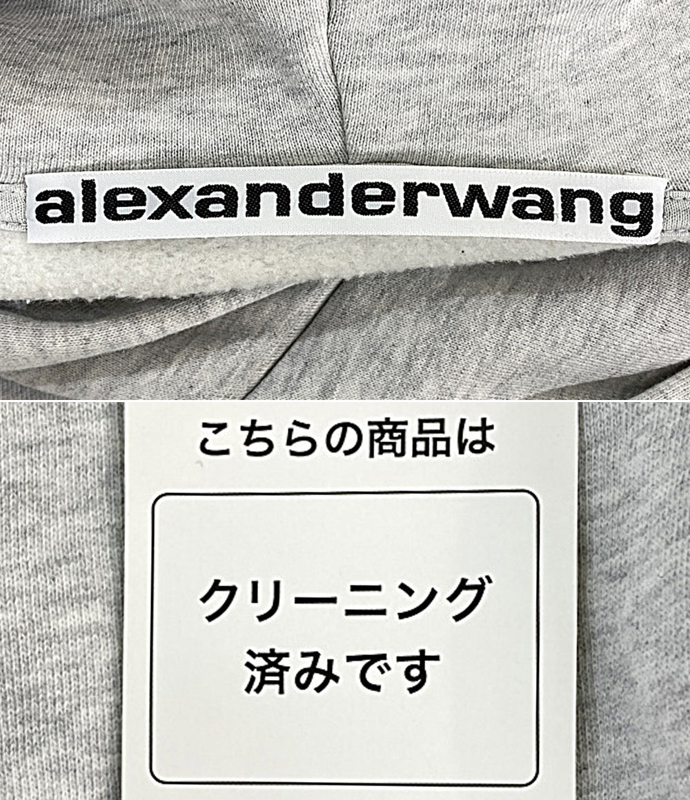 ALEXANDER WANG パーカー ロゴフーディ メンズ SIZE S アレキサンダーワン