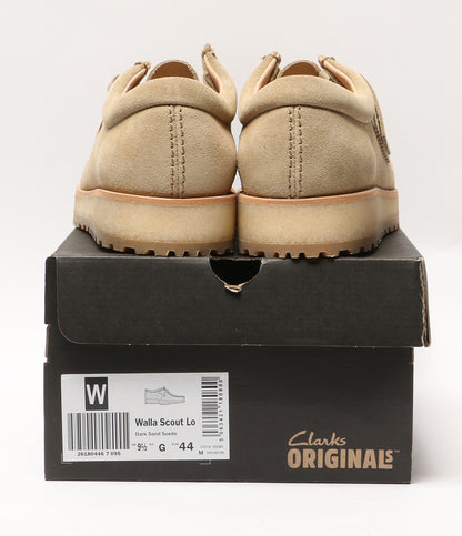美品 Clarks スニーカー walla scout lo Dark Sand Suede メンズ SIZE UK 9.5 クラークス