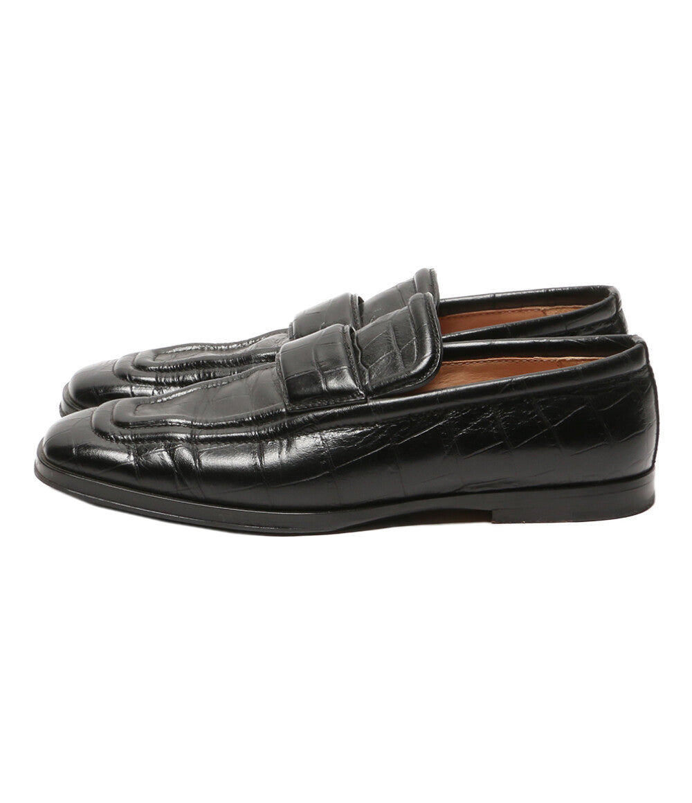 BOTTEGA VENETA クロコ型押しローファー レディース SIZE 37 ボッテガヴェネタ