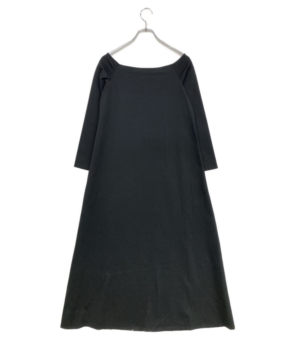 美品 KEINA RITA ケイナリタ 長袖ワンピース ブラック KC243-002 レディース SIZE F